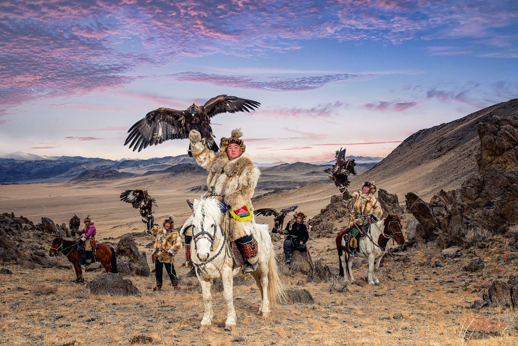 The Altai Mountains and Eagle Hunters